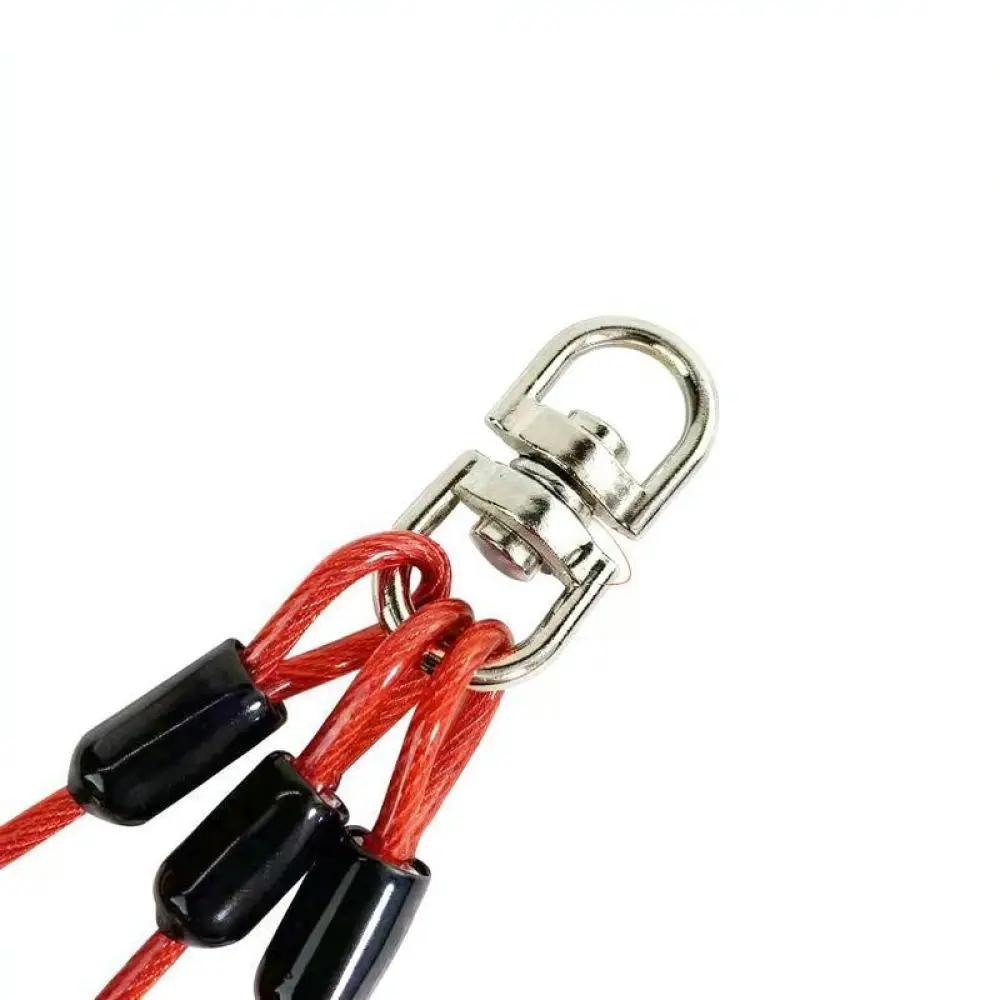 Multi Dog Leash Metal Splitter Anti Tangle Traction Rope For Small Puppy Outdoor Walking Training Gear Supply