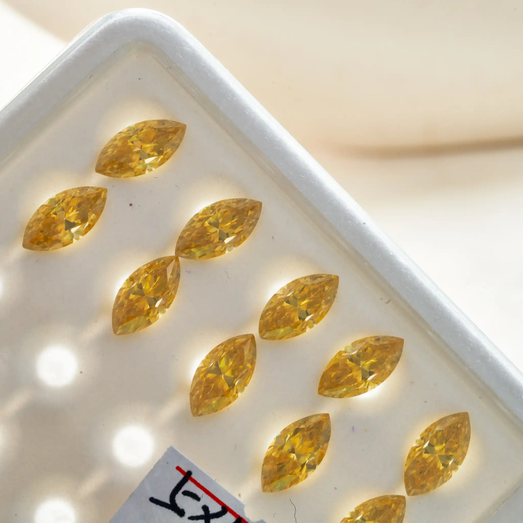 المويسانيت الماس الياقوت الأزرق اللون ماركيز قطع مختبر الأحجار الكريمة خلق للنساء ، مواد صنع المجوهرات مع شهادة غرا #5