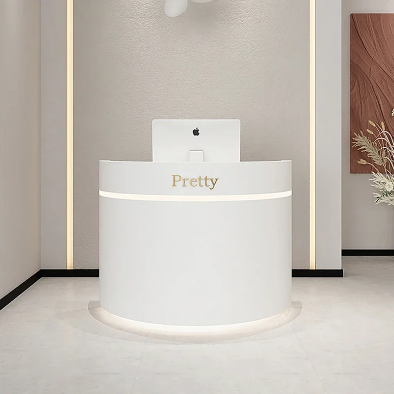 Beauty Center Reception Shop Service Counter Armable Desk Church Furniture Party Tables Table Cosmetics Lectern Simple Customer