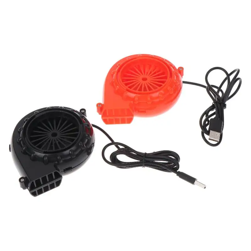 Rechargeable USB Battery Blower Fan Portable Quick Cooling Fan for Inflatable Cosplay Costume Outdoor Events