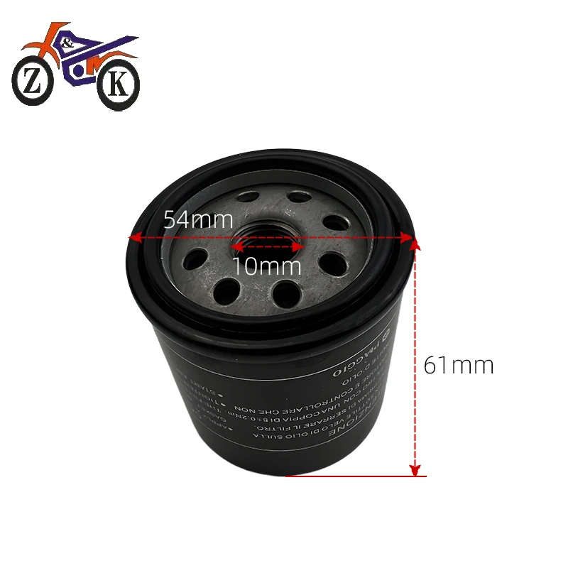 HF183 Motorcycle Oil Filter For Piaggio 125 150 200 250 For Vespa X7 X8 X9 Motorcycle Engines Oil Filter Replacement 483727