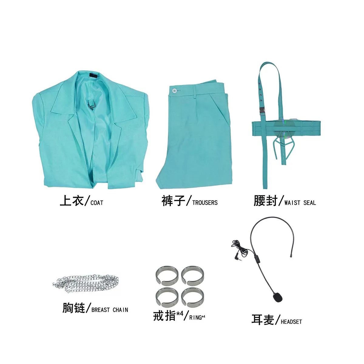 Anime ALIEN STAGE Luka Resemblance Waist Cutout Blazer Blink Gone Costume