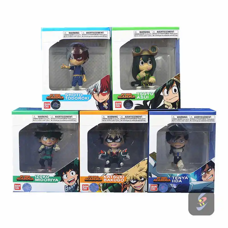 Bandai original brinquedo de doces/ex cachapon gashapon meu herói acadêmia anime figura bakugou katsuki figura de ação brinquedos para crianças presentes