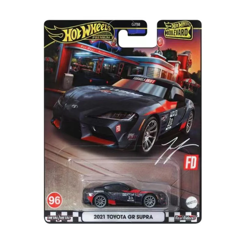 Hot Wheels Premium Boulevard #96-100 #106-110 Toyota gazSupra Nissan Skyline Mazda Lamborghini Countach 1/64 Modèle de voiture jouet GJT68
