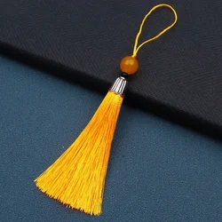 5pcs Beautiful Short Tassels DIY Bookmark Key Chain Accessories Women's Apparel Bag Decorative Pendants