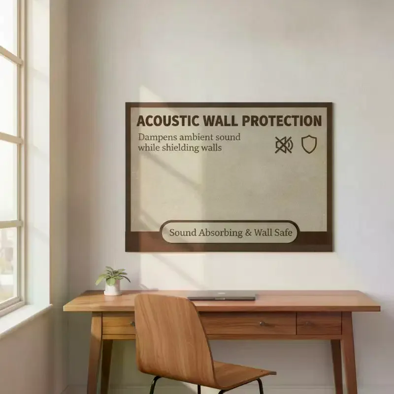 No Wall Damage Self-Adhesive Felt Board, Decor Photo Display Storage Message Board Sticker for Home Office DIY Wall Decor