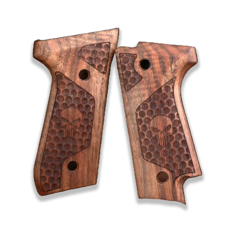 

KSD Brand Beretta 92S Compatible Walnut Grips Honeycomb