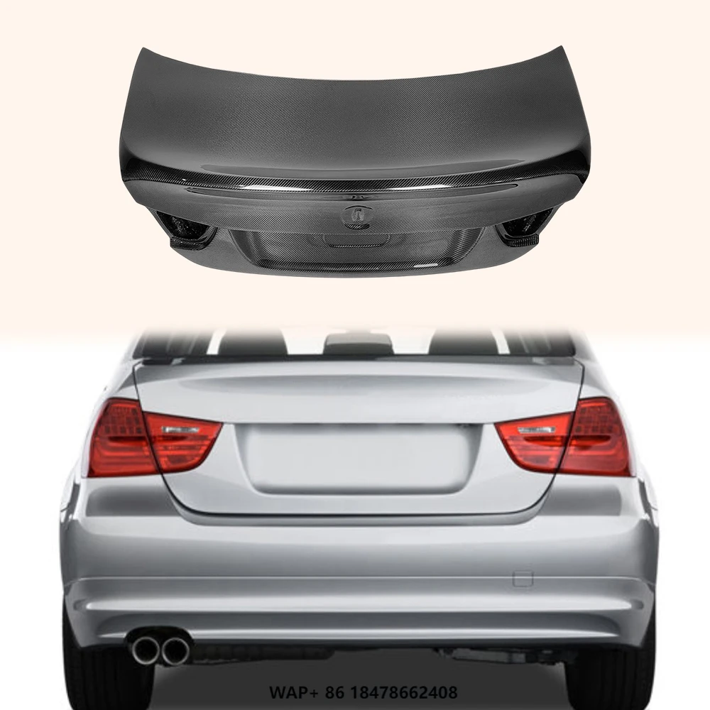 

For E90 3 Series Sedan 09-12 Only Ducktail Style Carbon Rear Trunk Boot Lid