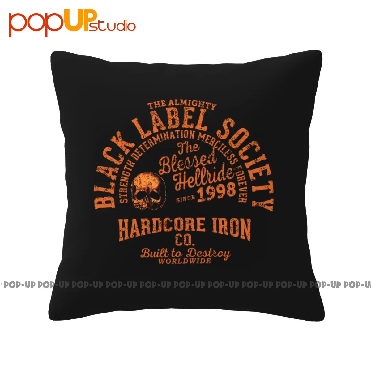 Terse Black Label Society 'Hardcore Hellride'Zakk Wylde Pillowcase Throw Pillow Cover Anti-Mite