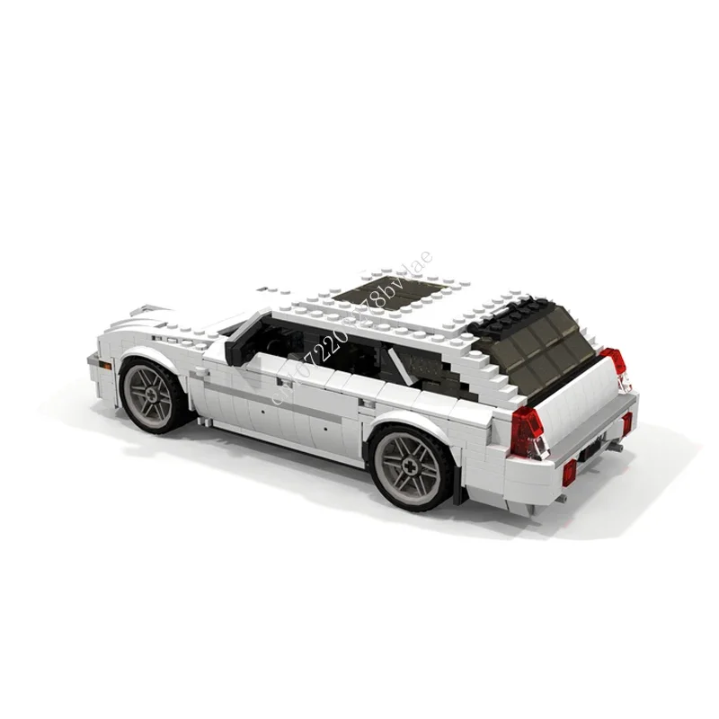 835PCS MOC Speed Champions 300 Station Wagon Limousine Sportcar Model Building Blocks Bricks Creative Assembly Kids Toys Gifts