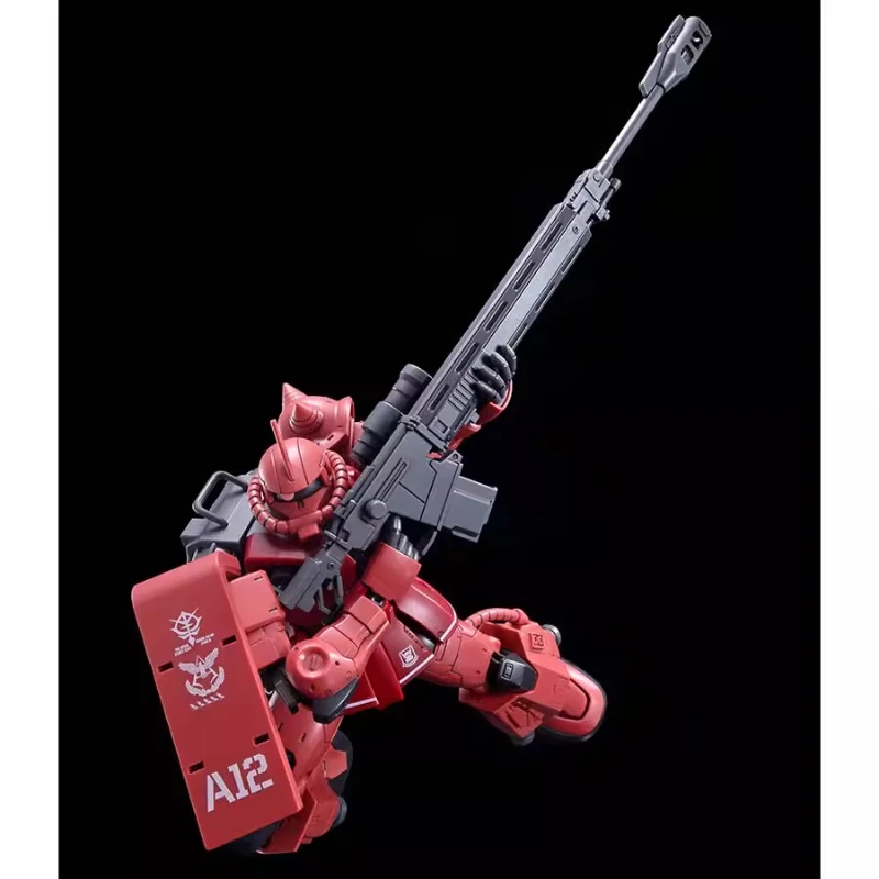 Bandai HG 1/144 Anime MS-06R-1A ZAKU II TYPE haute MOBILITY PB Gundam kit de modèle d'assemblage figurine jouets enfants cadeau de collection