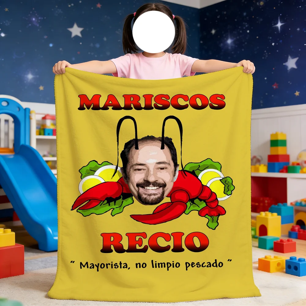 Mariscos Recio Blanket For Soft Throw Blanket for Picnic Bed Sofa Home Bedroom Cozy Warm Comfortable