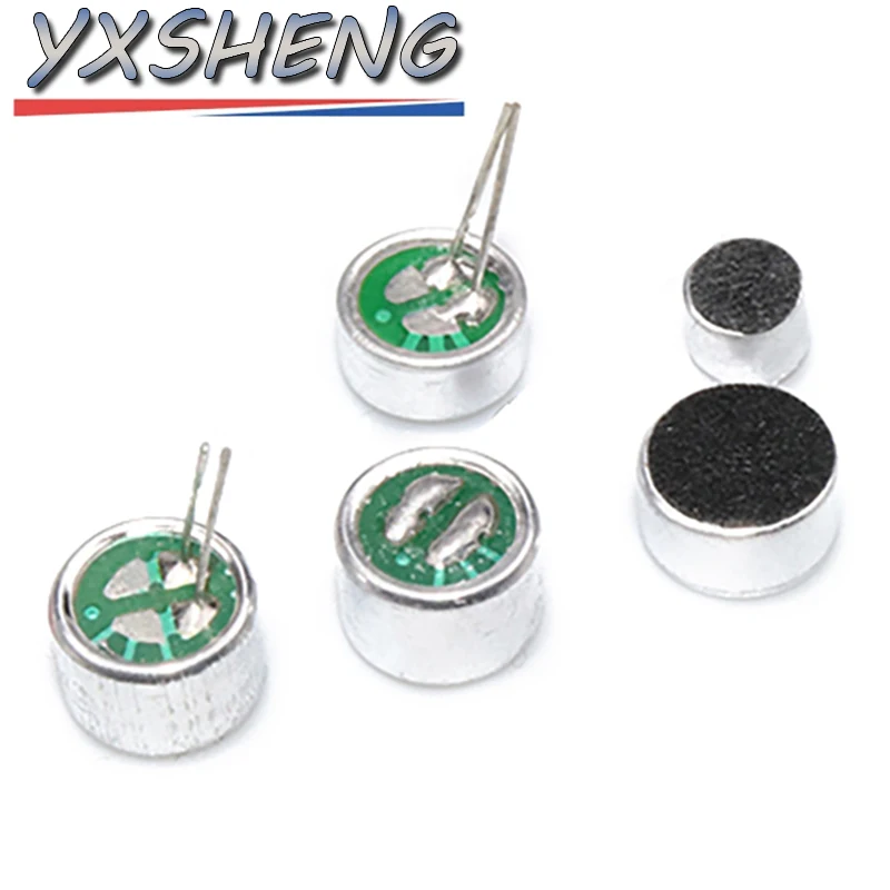 10PCS Microphone 6*5mm 9*7mm MIC Condenser Electret Microphones Pickup 6x5mm 9x7mm MP3 Accessories 6*5 9*7