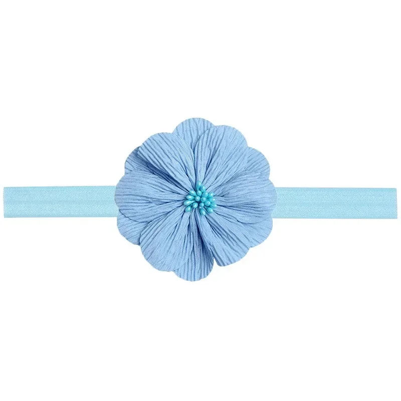 1PC Flower Baby Headband Soft and Elastic Baby Girl Headband Suitable for Newborn Headscarves Baby Hair Accessories Multicolour