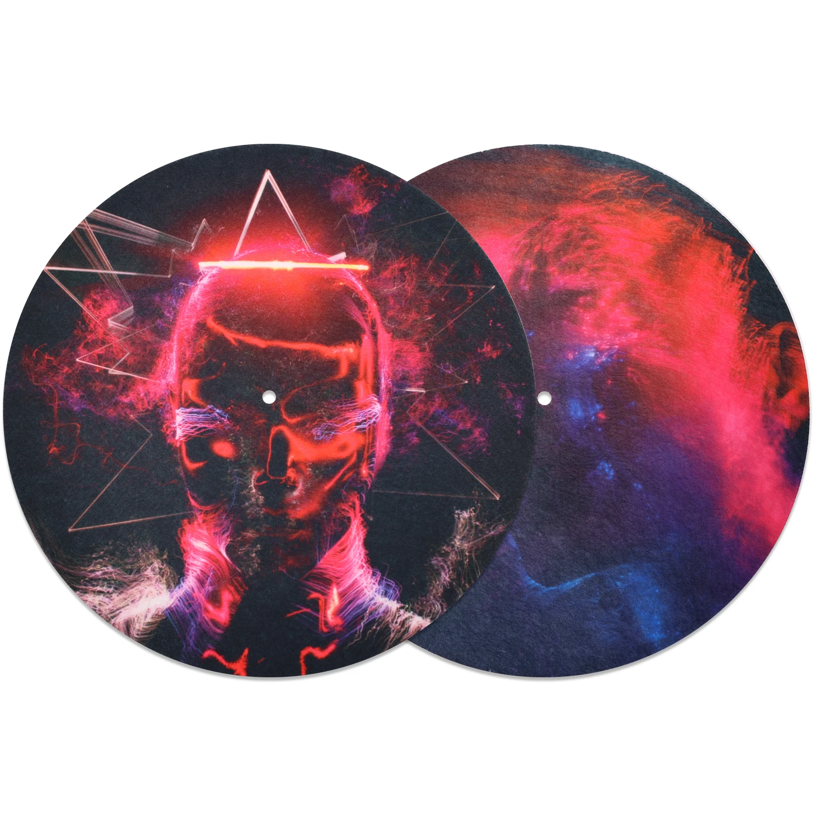 7/12inch Record Slip Mat Felt Double-sided Design Pad Turntable Mat For LP Vinyl Record Audio Replace Access Turntable Mat 3mm