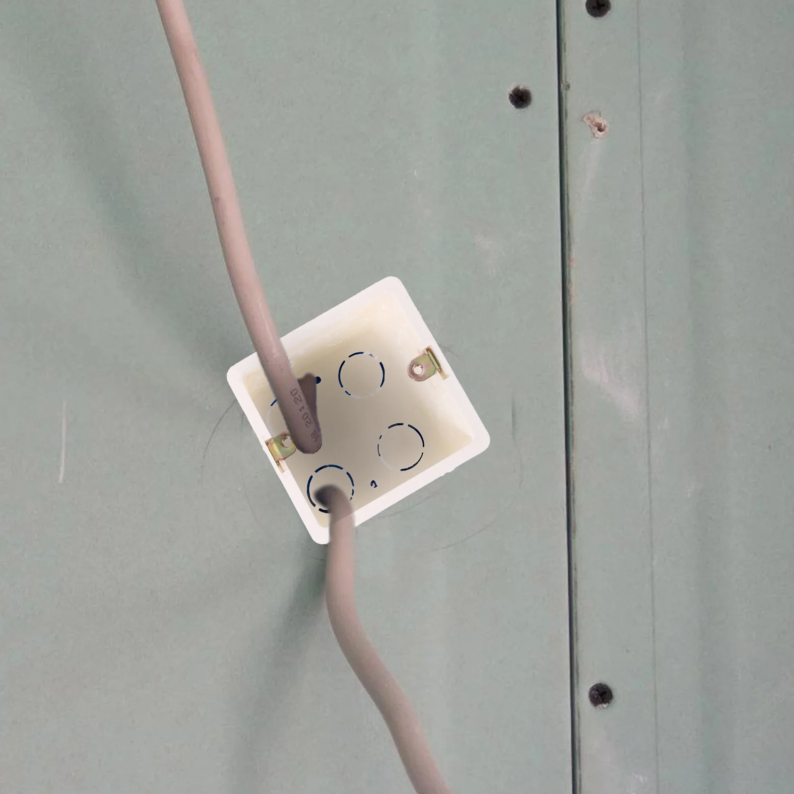 

10pcs Junction 86 Type Wall Mount Socket Box Recessed Electrical Installation Box Plastic Concealed Outlet Enclosure Case For