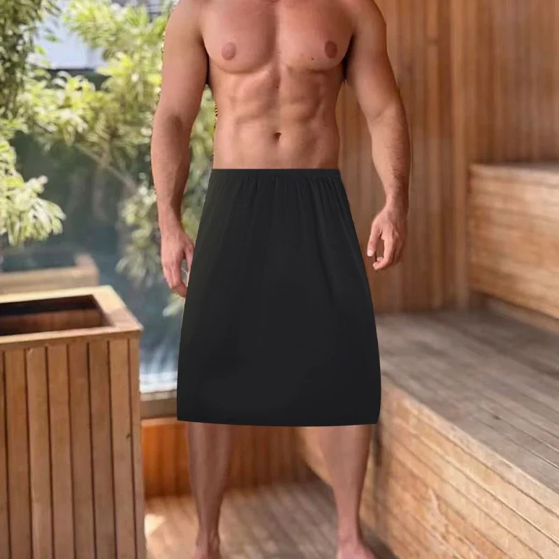 

Modal Men's Skirt Pants Underwear Casual Split Sleeping Pants Loose Open Crotch Pants No Take Off Home Skirt Shorts Pajamas