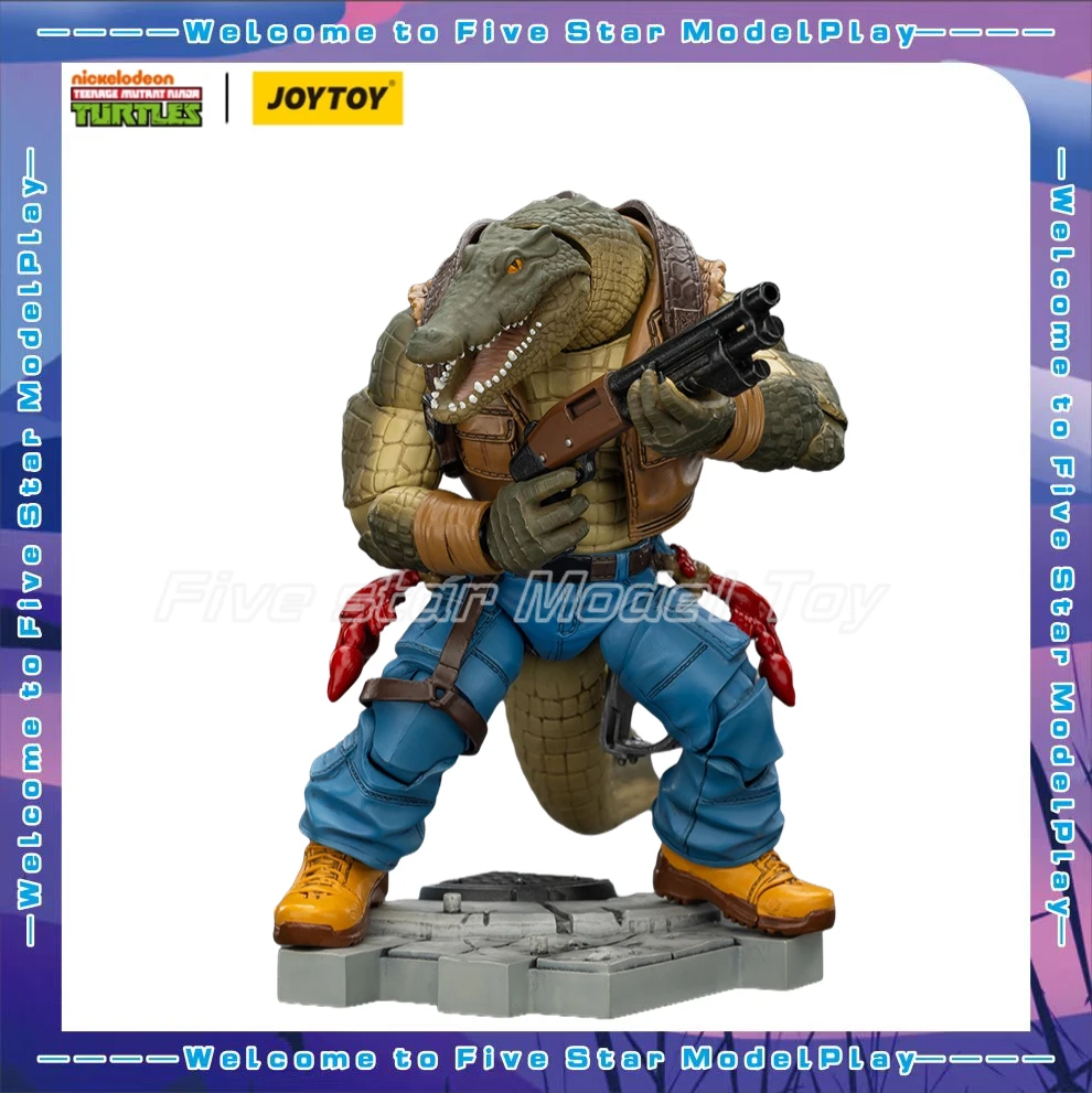 

【FS】 JOYTOY TMNT-Leatherhead Scale 1/18 Action Figures Model Toys Gifts