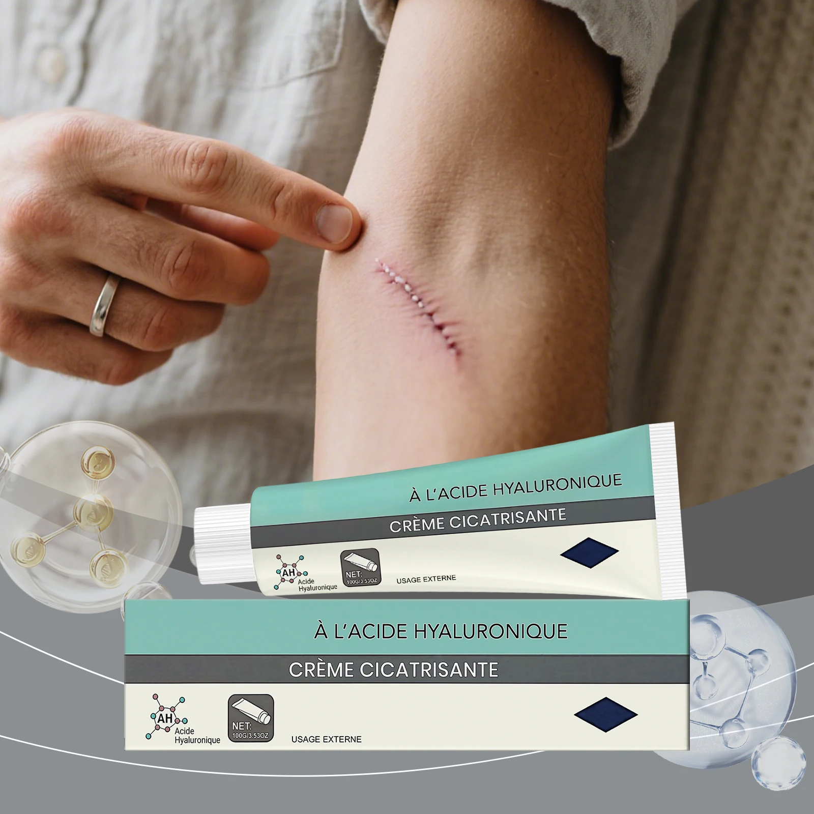 Crema para el Cuidado de la Piel - Suave y amigable con la piel, no grasa, cómoda, protege y suaviza la piel, ideal para el cuidado diario