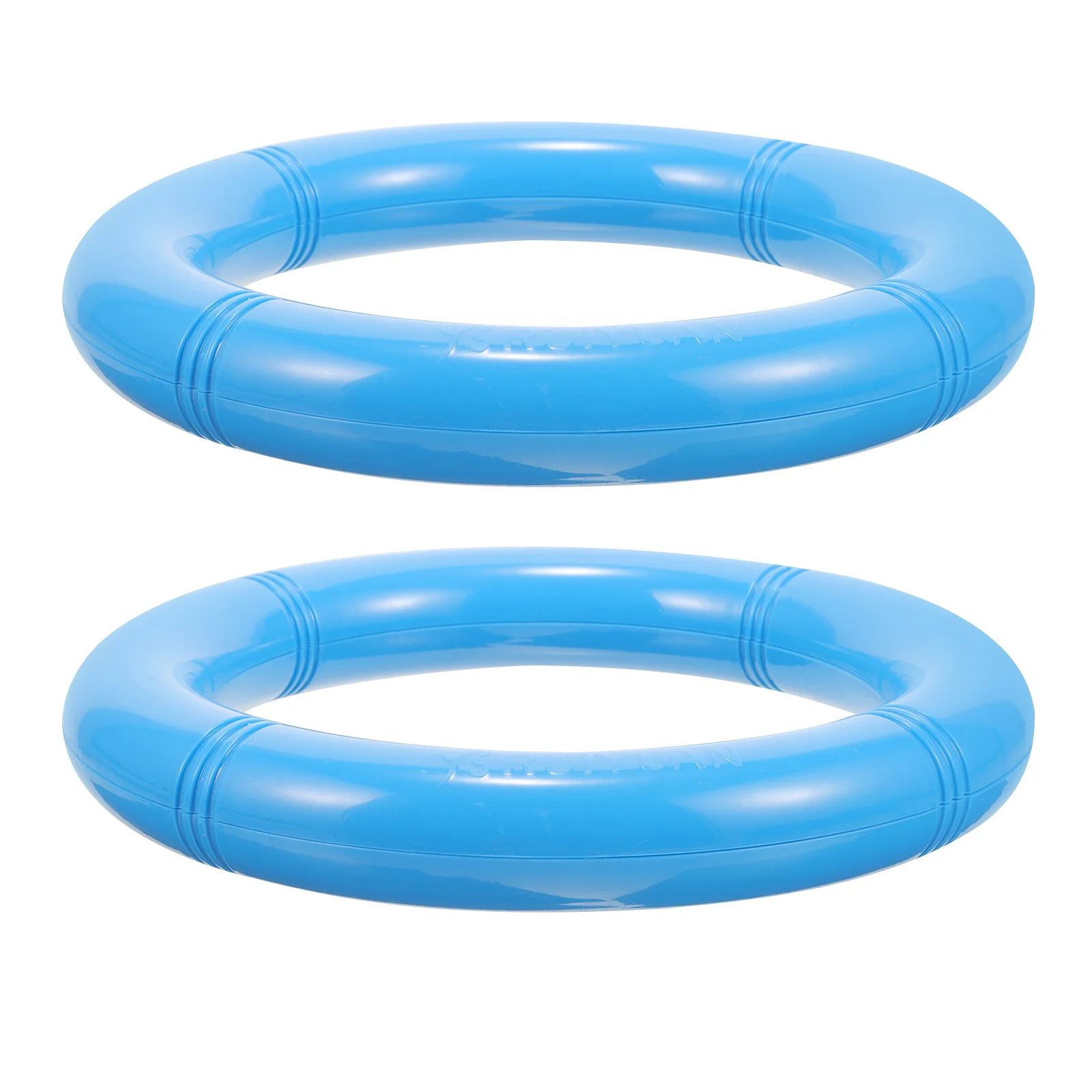 2 Pcs Children's Gymnastics Ring Rings Equipment Hanging Workout Plastic Baby Indoor Sports Pull-up Portable