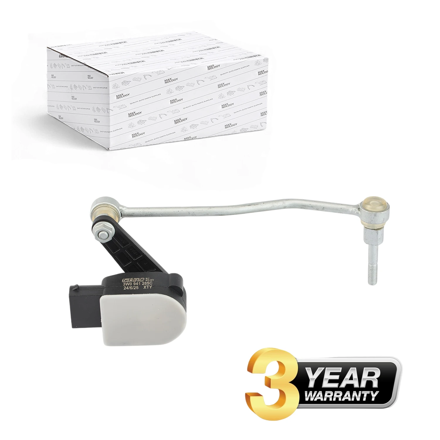 

Max-Nology Front Right Headlight Level Sensor Height Sensor 3W0941285C For Bentley Continental Flying GT W12
