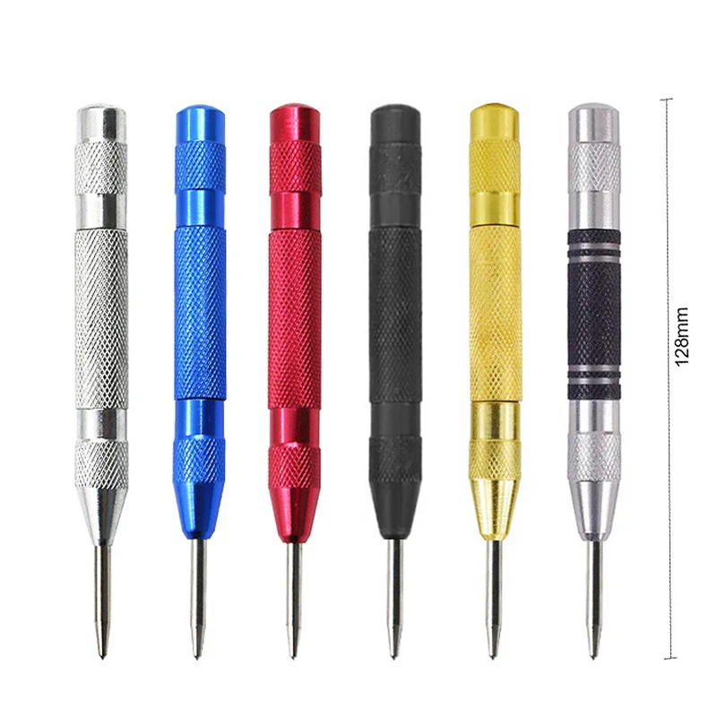 New Automatic Centre Punch General Woodworking Metal Drill Adjustable Spring Loaded Automatic Punch Hand Tools For Metal Wood
