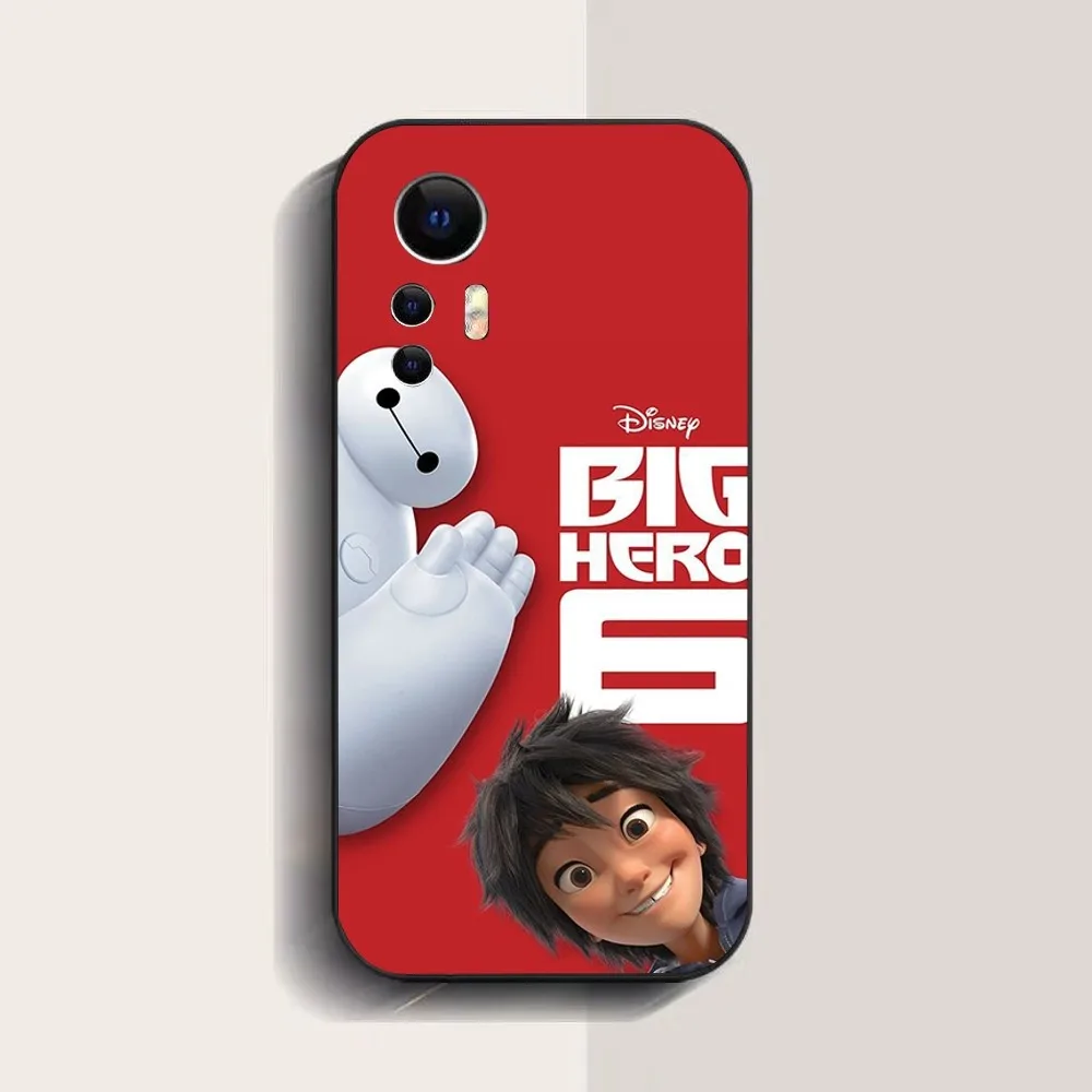 Big Hero 6 Baymax Phone Case For Xiaomi 11 Redmi Note 11 5G 8T 9A 9 10T Note8Pro Note9 12SUltra Black Case