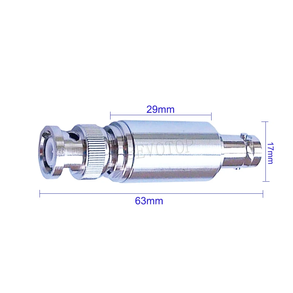 5W BNC-JK RF Attenuator 1/2/3/5/6/10/15/20db/25db/30db/40db/50db DC-3Ghz/4Ghz RF Coaxial Power BNC Male Plug to BNC Female Jack