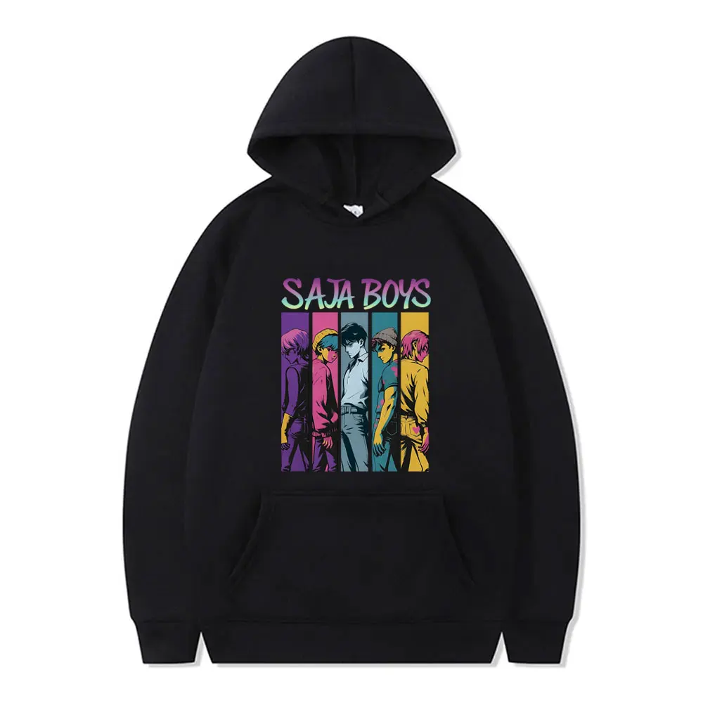 

Kpop Demon Hunters Saja Boys Graphic Hoodie Men's Women's Cartoon Funny Fashion Trend Streetwear Unisex Oversized Fleece Hoodies