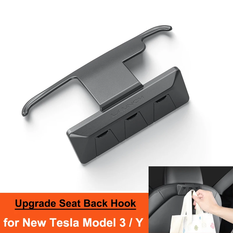 

for Tesla Model Y Juniper 2025 Front Seat Back Hook Folding invisible Hooks Upgrade Accessories Model 3 Highland Foldable Hanger