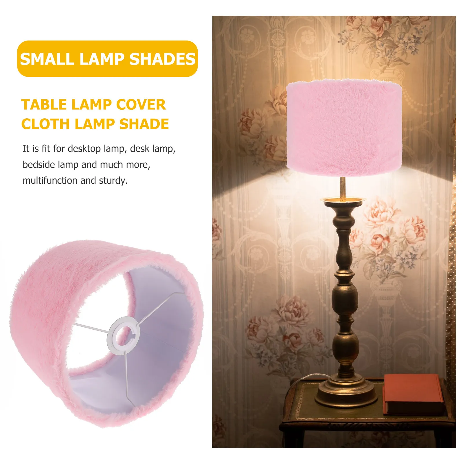 Lamp Shade Cover Soft Material Replacement Lampshade for Table Bedside Pendant Lamp Light Softening Eye Protection Decorative