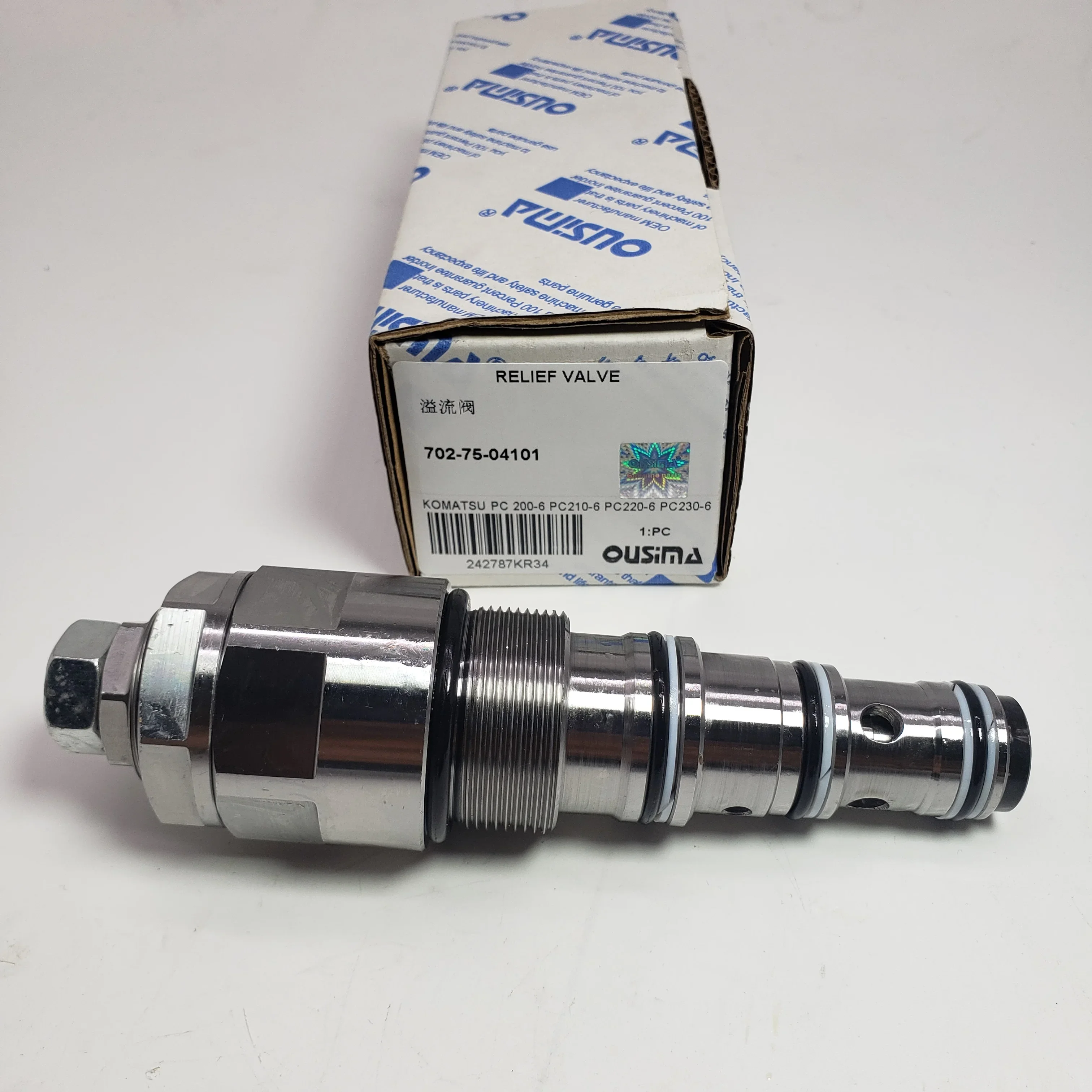 Hydraulic Excavator PC100L PC200 PC210 PC220 PC230 PC240 Relief Valve 702-75-04101