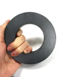 1/2/3Pcs 80/90/100/110mm Ceramic Ring Magnets Black Round Speaker Magnets Large Size Permanent Magnet Y30 Ring Ferrite Magnets