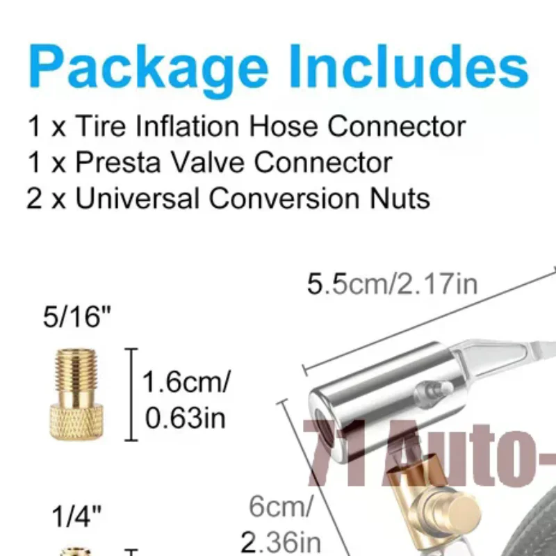 Quick Connect Release Flexible Braided Hose Tire Valve Connection Tube Inflator Compressor Pump Extension Hose For Car
