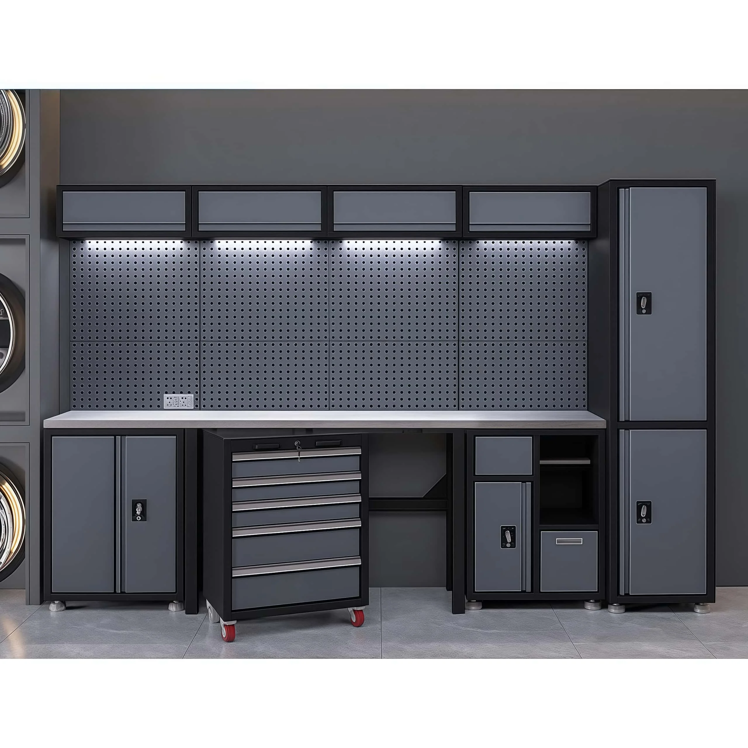 Best-Selling Custom Heavy-Duty Garage Storage System Rolling Tool Cart Tool Cabinets