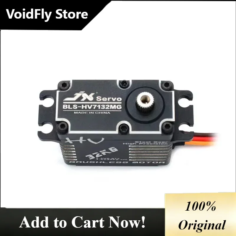VoidFly 1pcs new JX BLS-HV7132MG 32kg 0.07sec High Speed Precision Steel Gear Metal Digital Brushless Servo For Car Robot Airpla