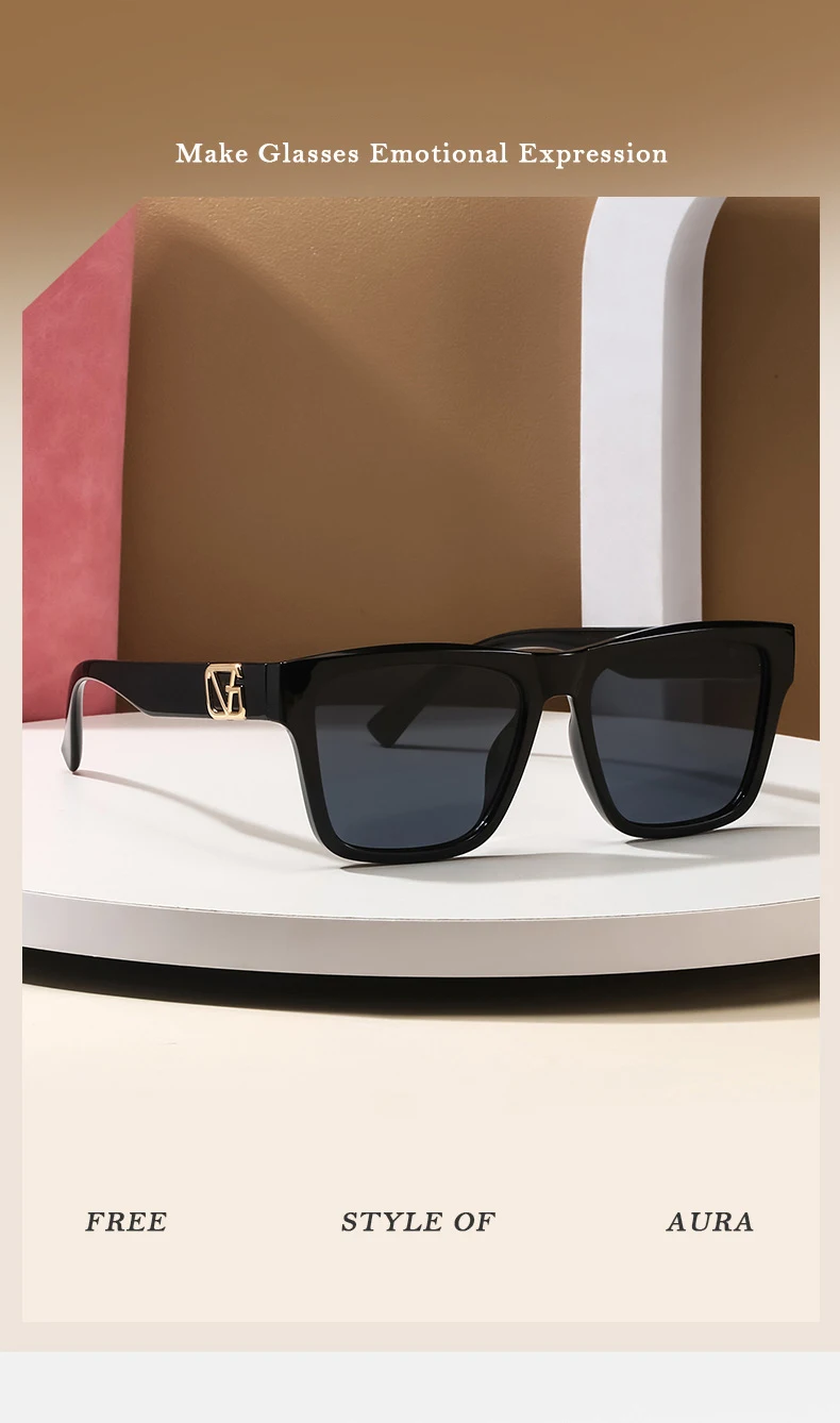 Modische, personalisierte Retro-Sonnenbrille für Straßenfotografie mit High-End-Feeling, konkaves Design, tägliche Outdoor-Sonnenbrille 3197 – Detail 3