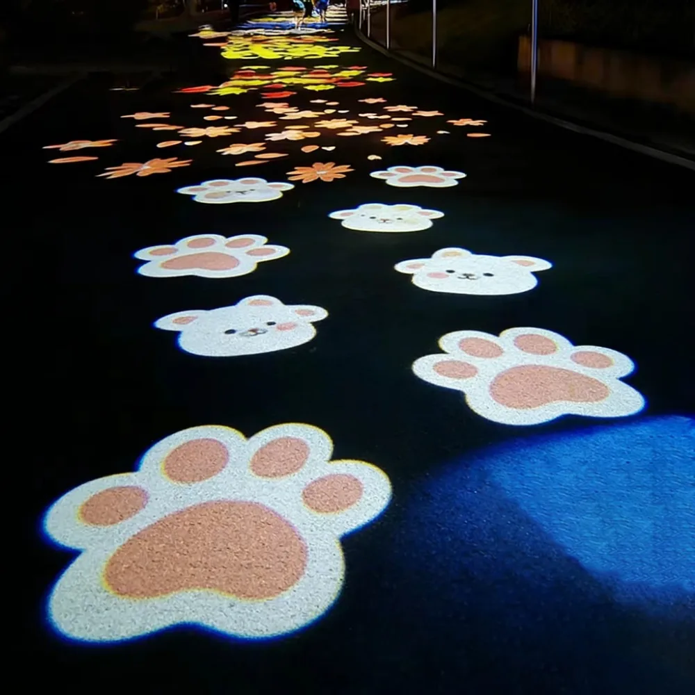 High Luminous IP65 Waterproof 300W Rotating Gobo Advertising Light Custom Logo