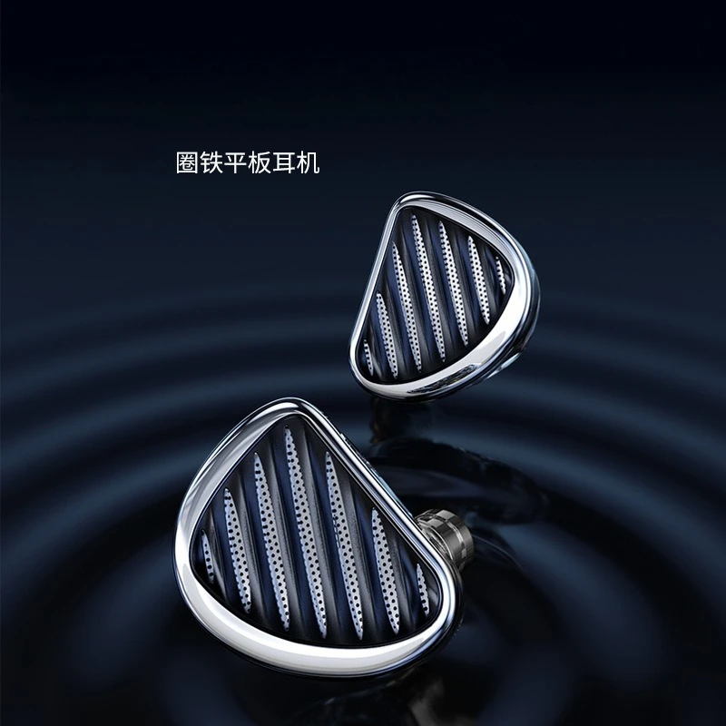 Auriculares intrauditivos con cable, auriculares de unidad mixta de hierro con anillo de ocho unidades