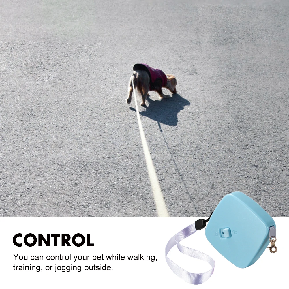 

Mini Automatic Retractable Dog Leash Small Pet Nylon Lead for Outdoor Walking Durable Cat Puppy Leash Spring Control Pocket Size