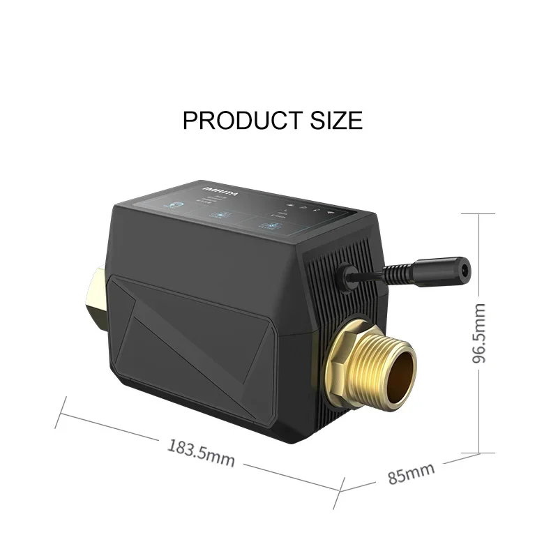 เครื่องตรวจจับการรั่วไหลของท่อน้ําวาล์วปิดอัตโนมัติสําหรับเซ็นเซอร์น้ํารั่วพร้อมสัญญาณเตือน