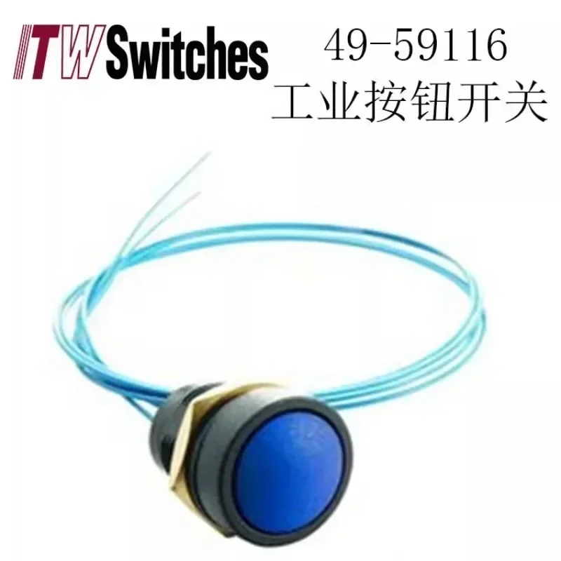 ITW SWITCHES Miniature Sealed Button Industrial Button Switch 49-59116, USA