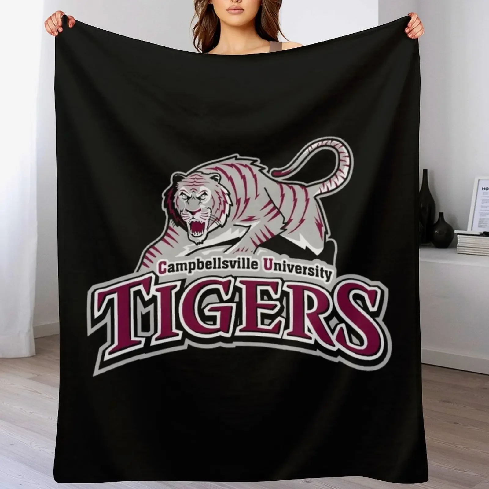 

Campbellsville University tigers Classic Throw Blanket Versatile Cozy Throw Blanket for All Occasions