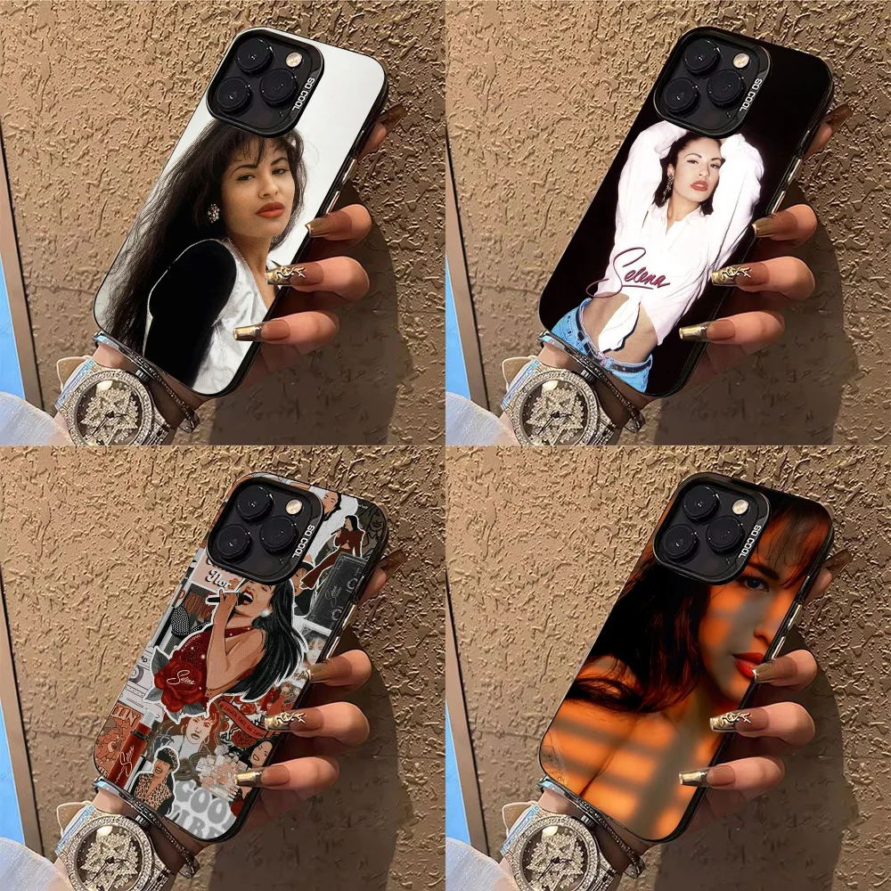 S-Selena Quintanilla Singer Phone Case  Phone Case For iPhone 14 16 15 11 12 13 Pro Max Mini Plus Shockproof Cover