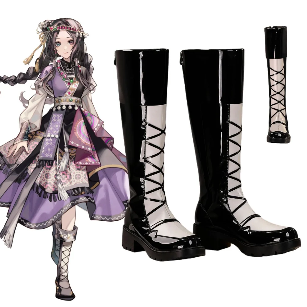 Naya Boot Cosplay Shoes Accessories Props Game Matricaria's Flame - The Fate of the Different Lineage Halloween for Woman Shoes