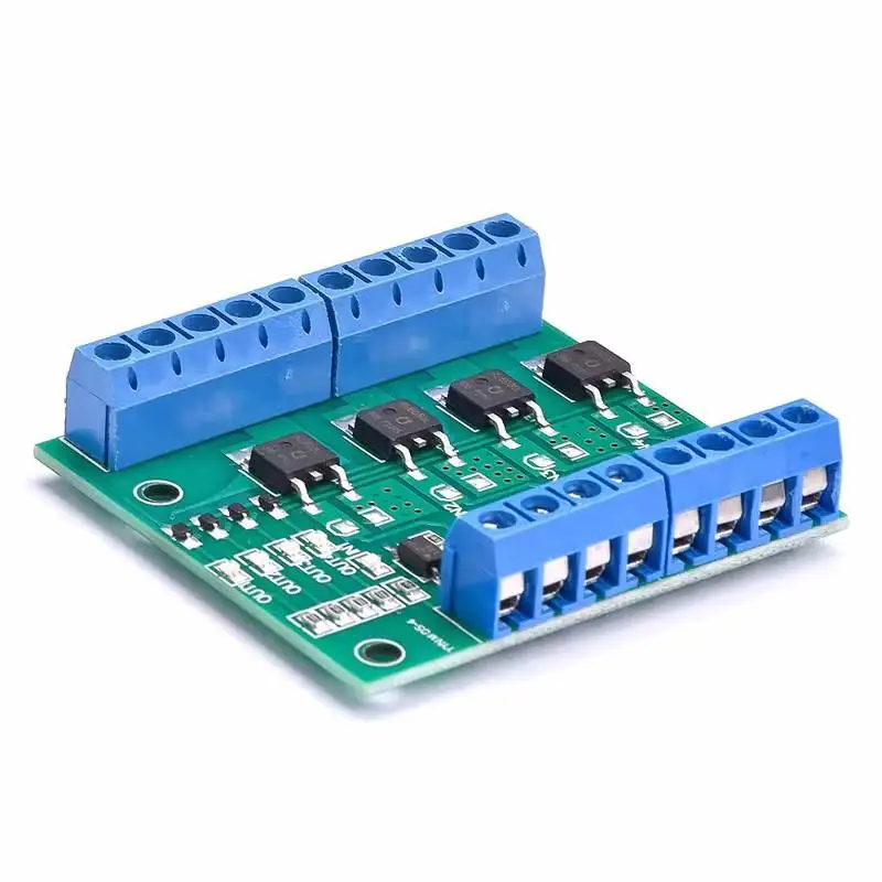Motore PWM a 4 canali optoisolato e scheda di controllo LED, controller interruttore MOSFET