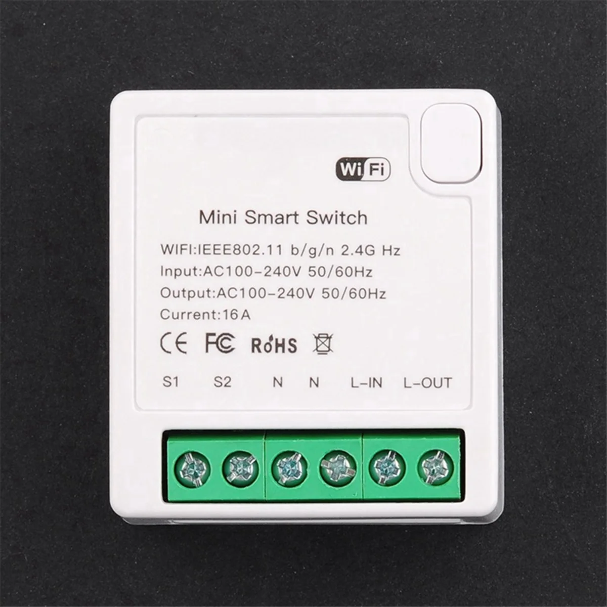 Y02ATUYA MiNi 16A Smart Switch Non-Metered Version Smart Wifi Switch Voice Control Home Automation Light Relay Module