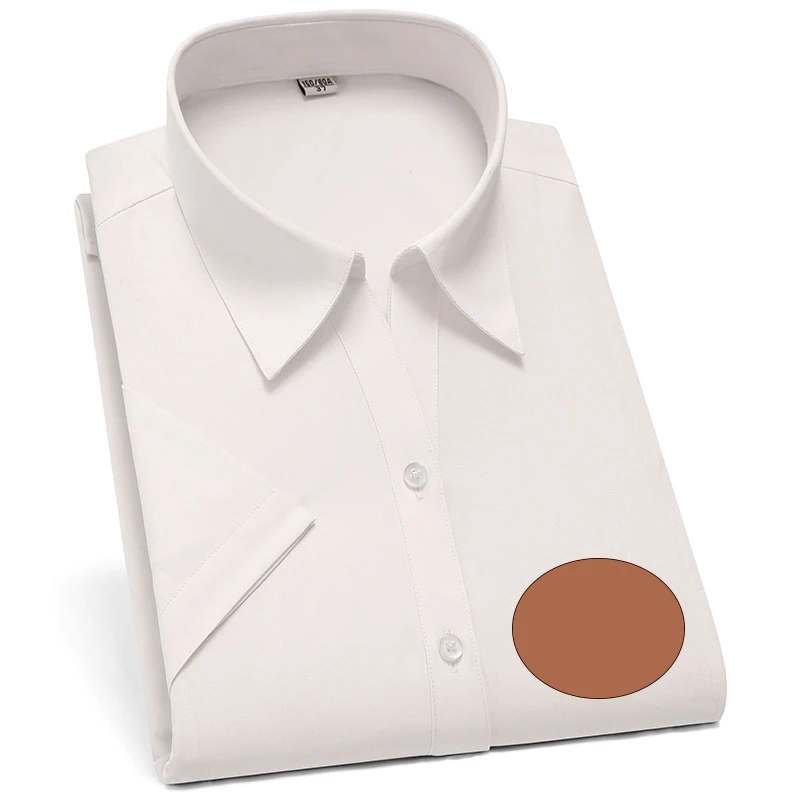 Workwear shirt short sleeved long sleeved white business suit