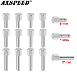 AXSPEED 12mm Hex Wheel Hub Drive Adaptor Extension Column Metal Nut 15/20/25mm for 1/10 RC Crawler Axial SCX10 TRX4 Part