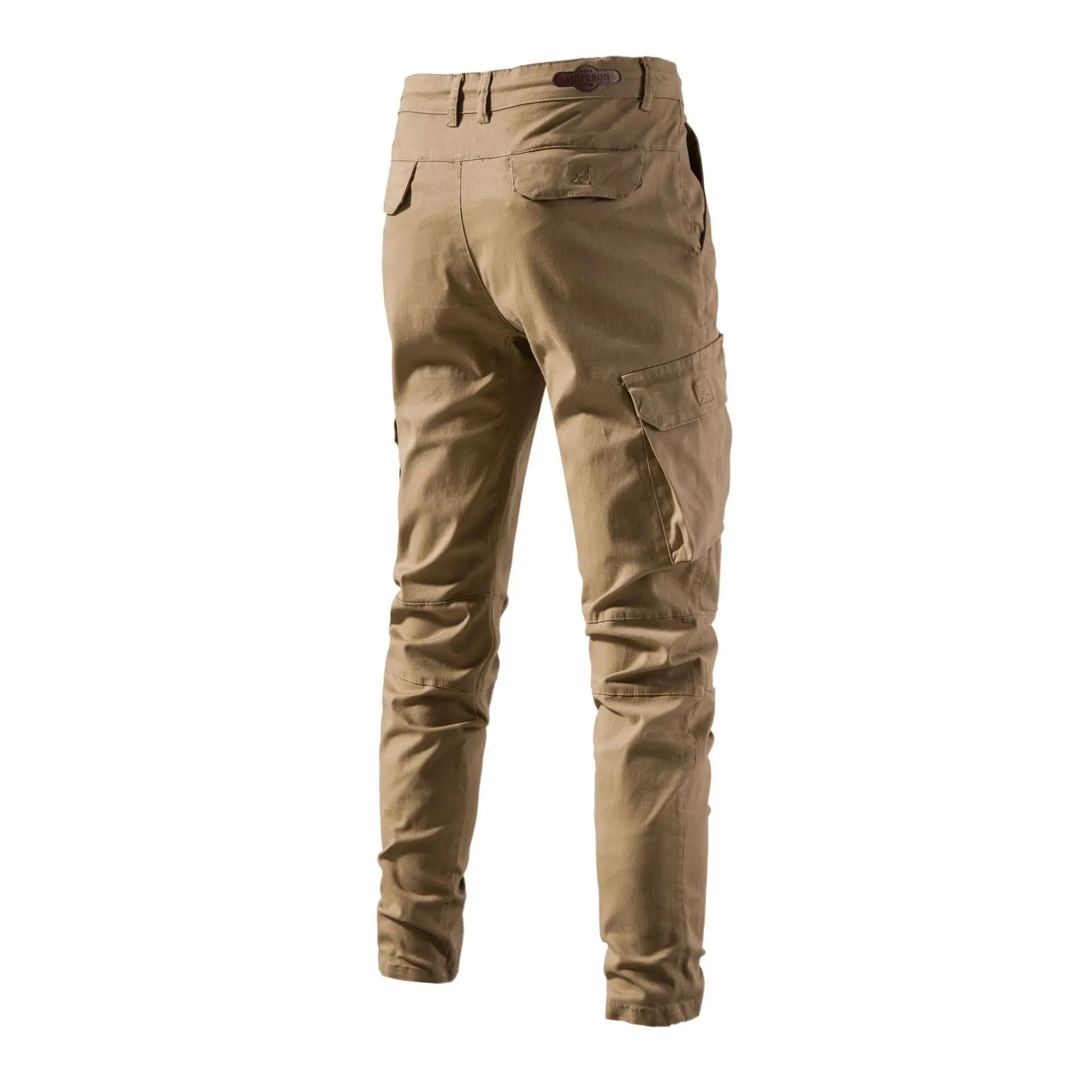 Pantalon Cargo FJM pour Homme, Streetwear Décontracté, Multi-Poches, Fermeture Éclair, Haute Qualité, Automne, Hiver, 100% Coton, Nouveau